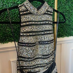 Jovani two piece prom dress